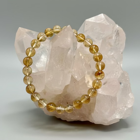 Citrine Bead Bracelet