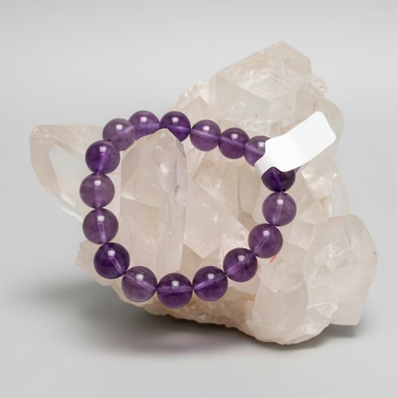 Amethyst Bead Bracelet