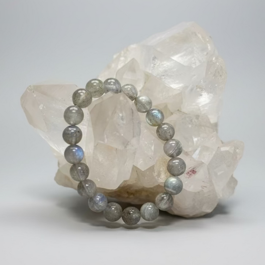 Labradorite Bead Bracelet